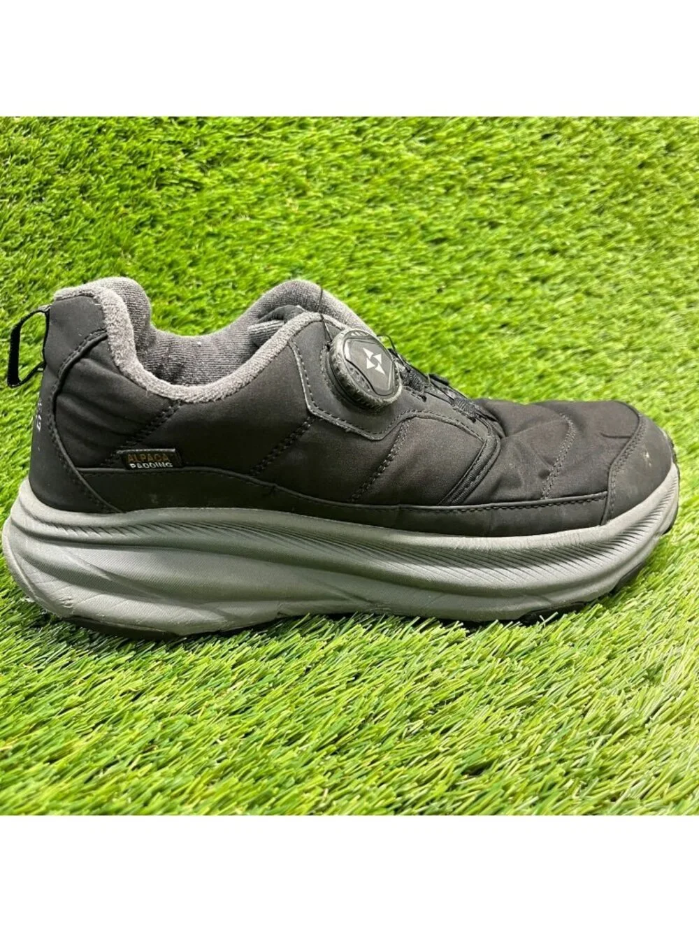 Nepa Isenberg Vertex Dial Mens Size 8.5 Black Gray Trekking Hiking Padded Shoes